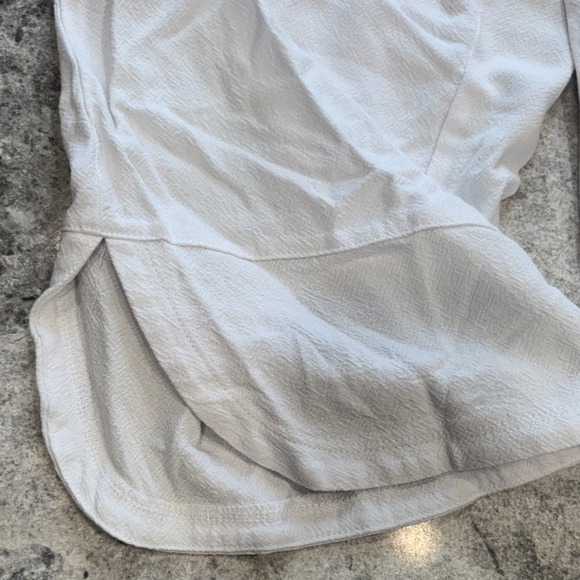 White gauze like Drawstring Pants - Picture 4 of 7